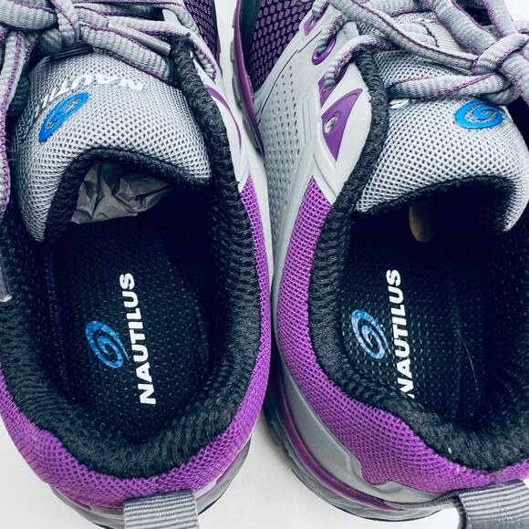 Nautilus Safety Footwear Zephyr CT Grey Purple Women's Size 4 D Wide New w Box - Picture 8 of 12